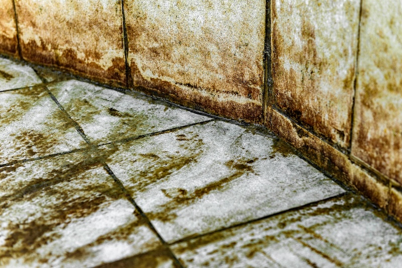 kakelplattor, mögel